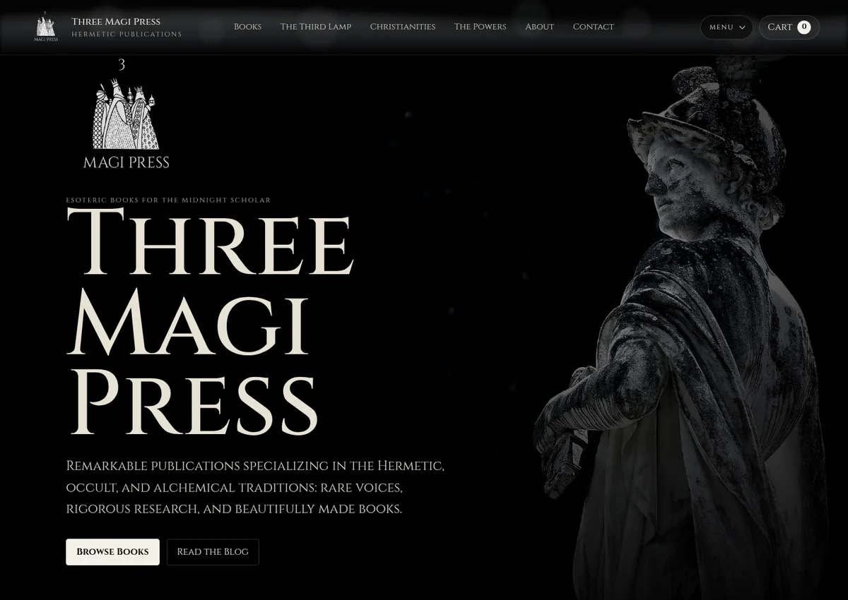 3 Magi Press website preview